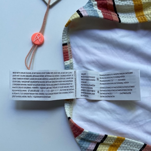 MINKPINK Paradise Striped Bikini Bottom Size Large - Picture 6 of 6